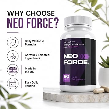 NEO Force Men's Strength & Endurance Supplement 60 Capsules Food Supplement
