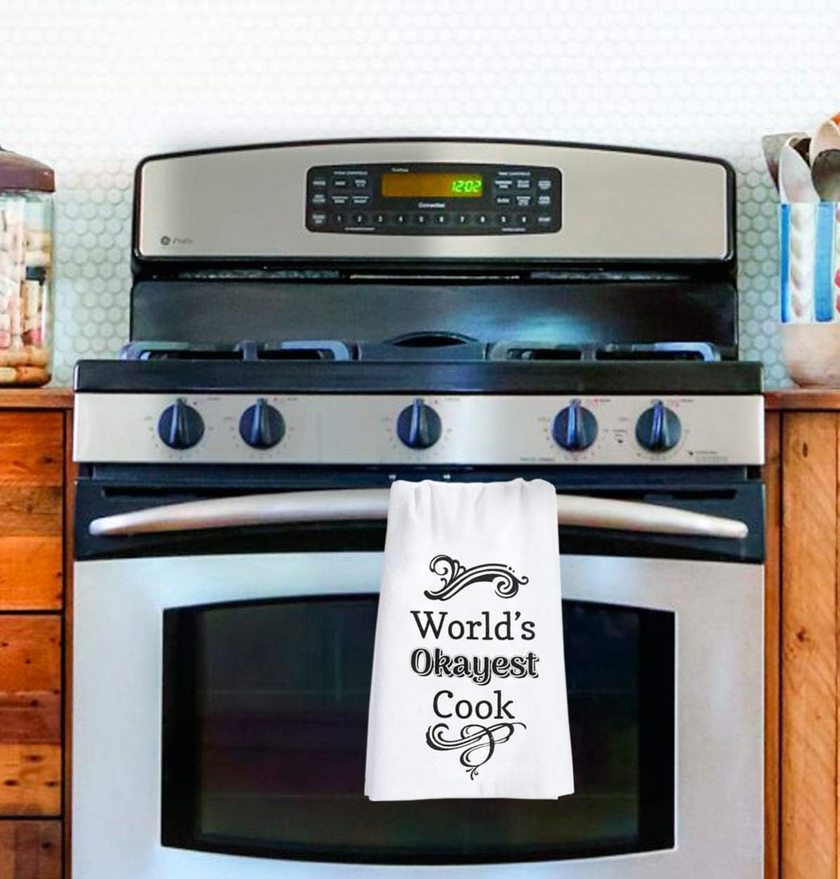 Amazon.com: Juego de 4 toallas de cocina divertidas con refranes y diseño  impreso para inauguración de la casa, cumpleaños y más. : Hogar y Cocina