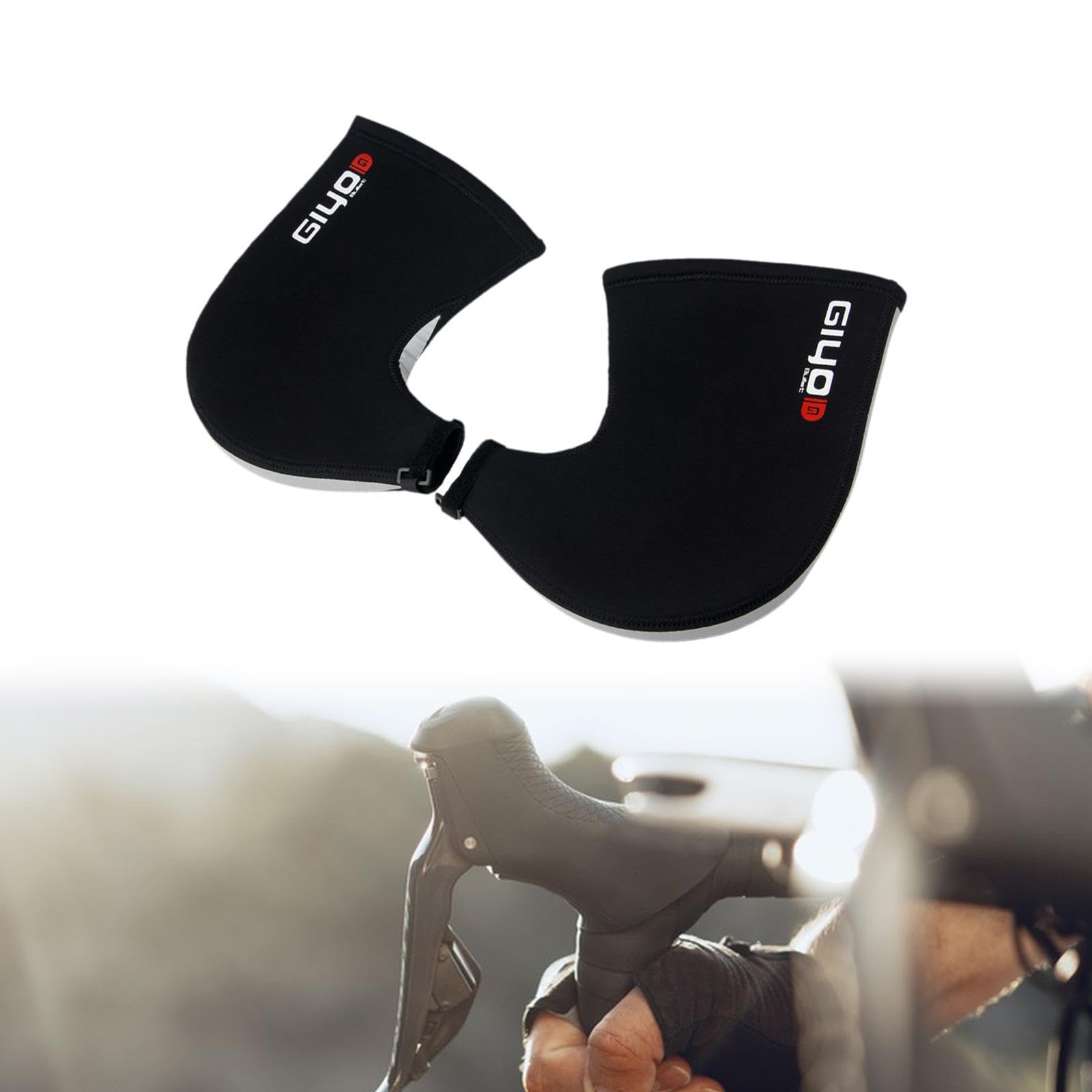 para Manillar de Bicicleta Guantes Térmicos Cubremanos SBR Impermeables y Transpirables Adecuados para Ciclismo al Aire Libre Deportes en