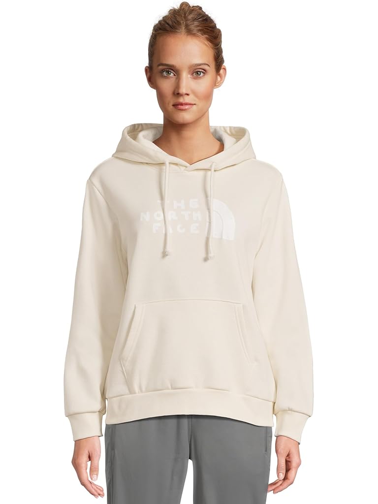 White The North Face Evolution Sketch Logo Half Dome Hoodie - Graphic