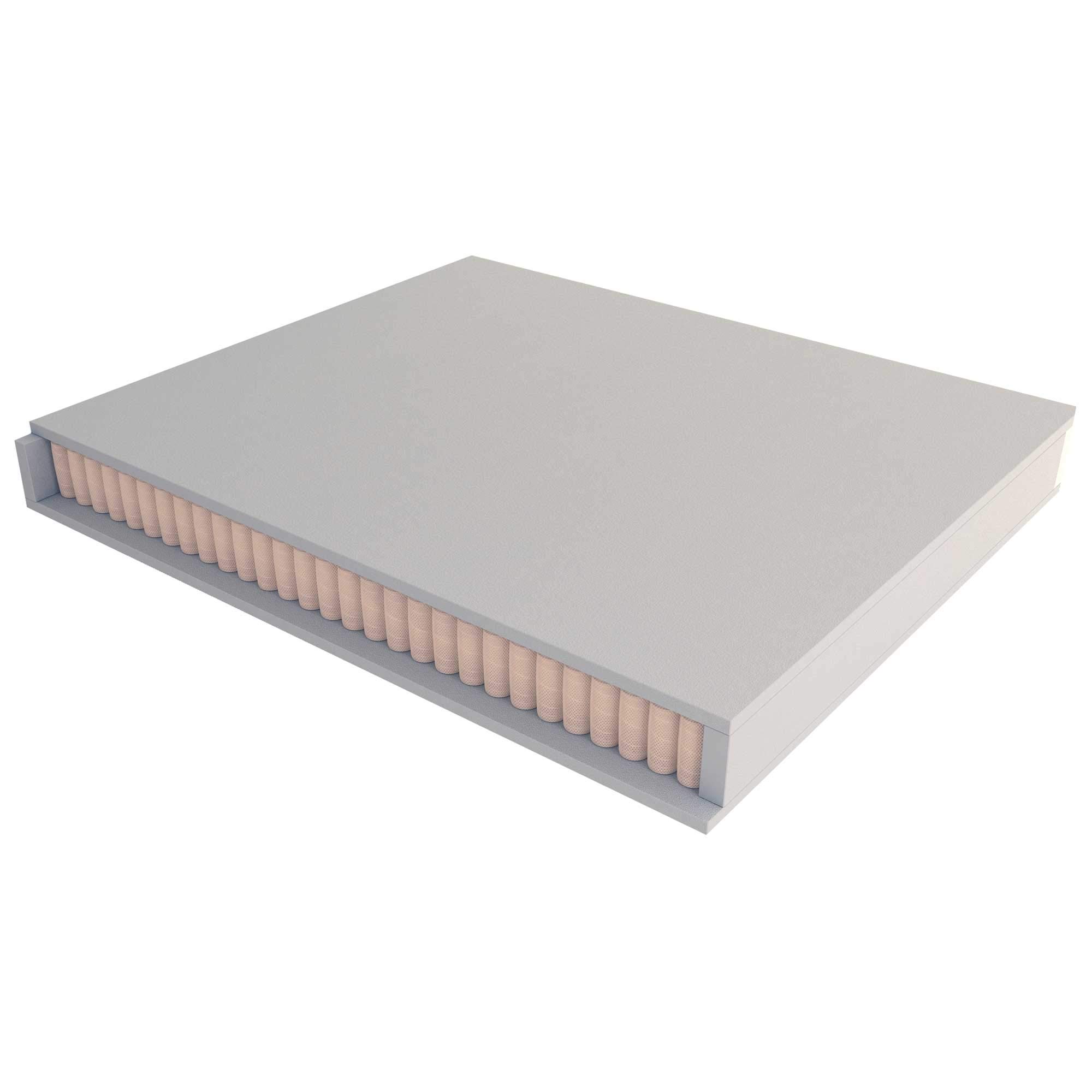 Baldiflex Emporio Materasso Singolo Molle Insacchettate 700 Molle, Fodera Silver Safe, 90x190cm Altezza 22 cm