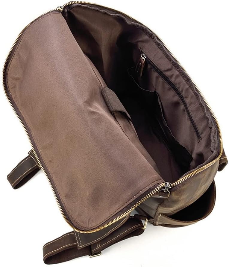 1pcs Large Capacity Backpack Men's Retro Travel Bag Backpack College Style Large Bag2