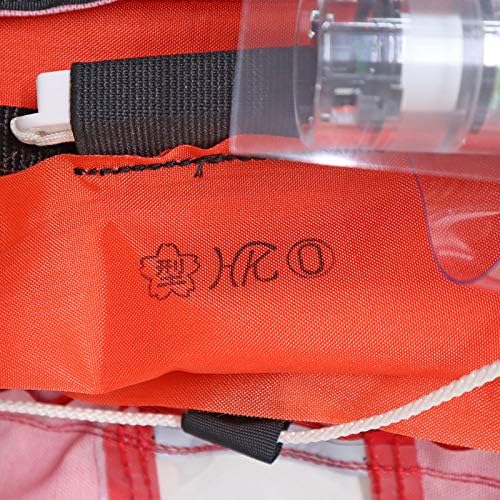 藤倉航装 自動膨張式ライフジャケット ベルト式 WP-2 HAYABUSA 国交省認定品 タイプA 検定品 桜マーク付 (レッド)