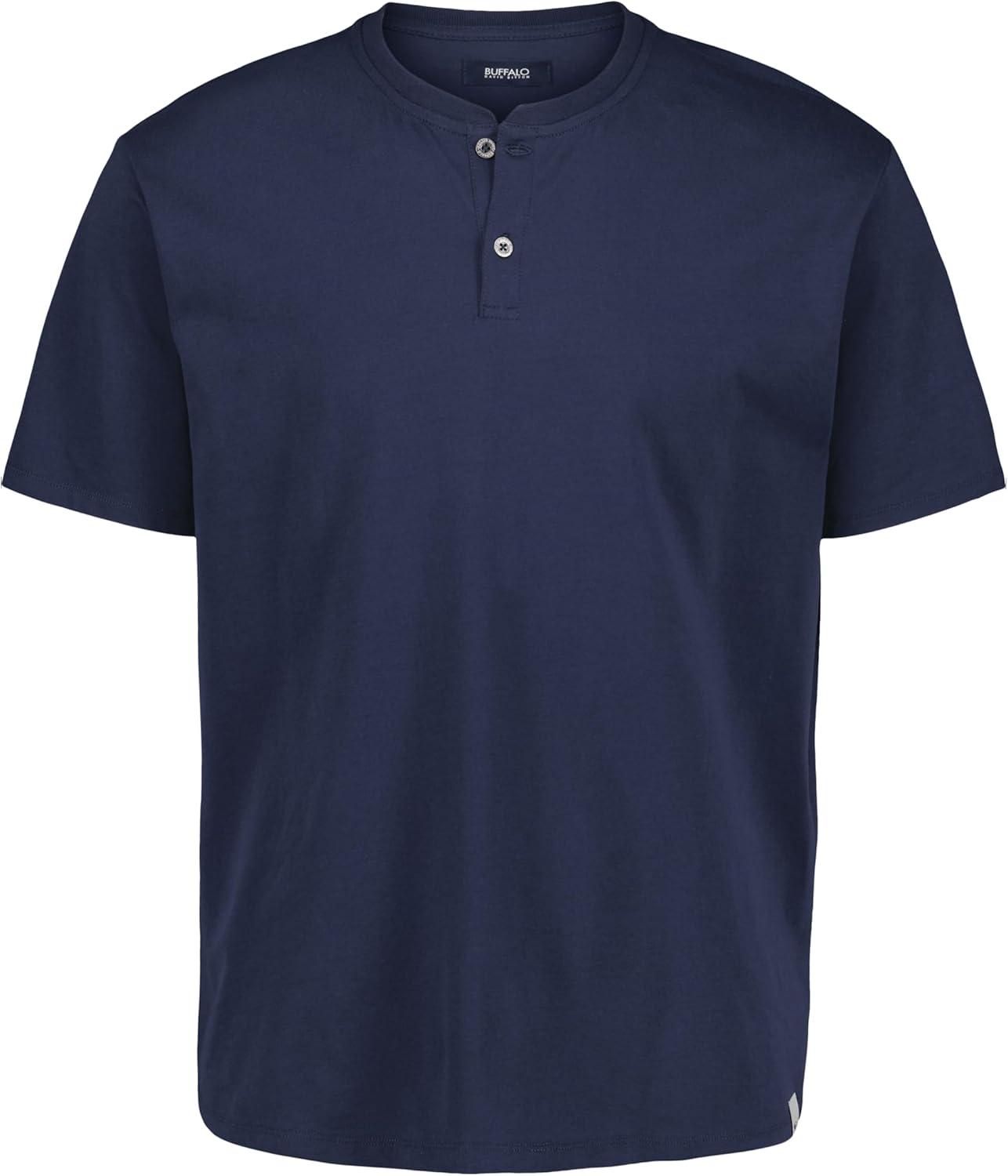 Buffalo David Bitton Mens Short Sleeve Cotton Henley T-Shirt Regular Fit - Image 7