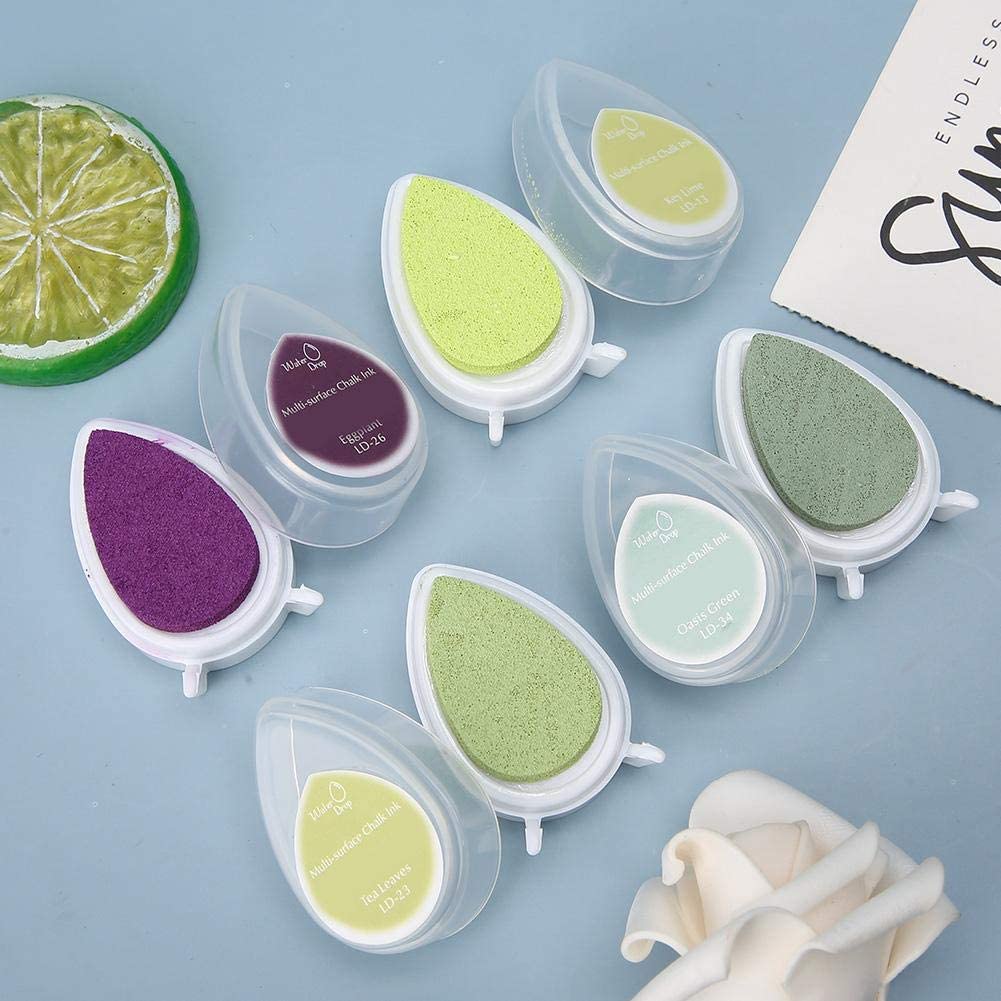 Lot 10 Tampons Encreurs Vierges 7,7x5,3 Cm – Éponge Haute Densité Pour Encre Personnalisée