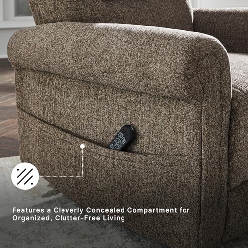Image of Signature Design by Ashley Aureta Dual Motor Power Lift Recliner