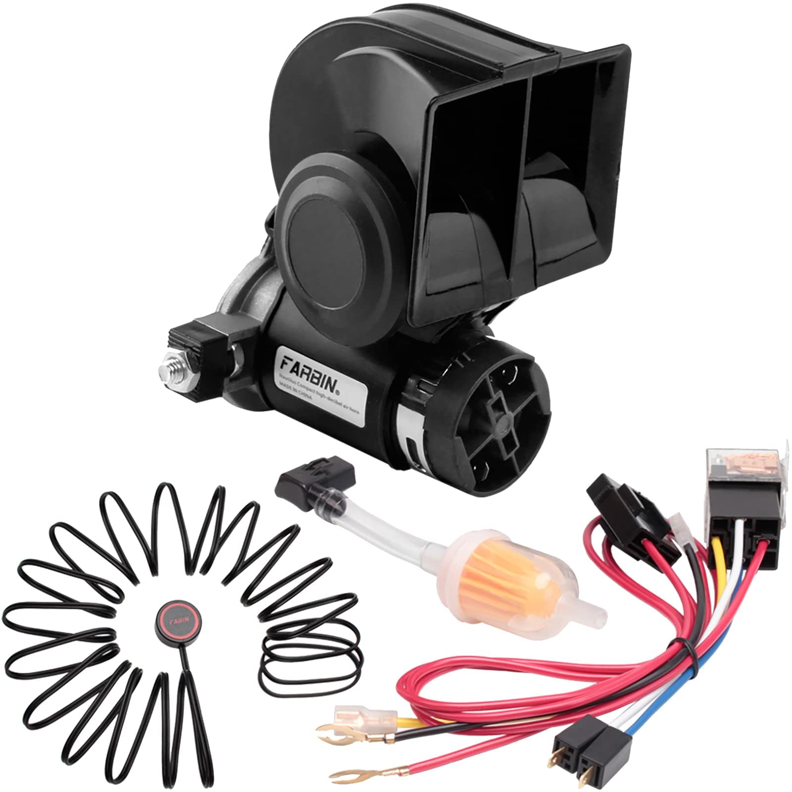 Bocina Viping Air, 12 V, 150 Db, Doble Tubo, Cromada, Z | Meses sin interés