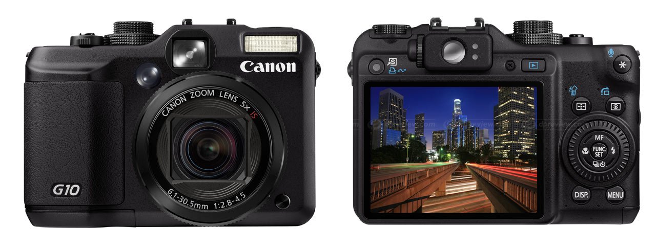 Canon PowerShot G10 14.7MP Digital Camera - 5x Optical Zoom 