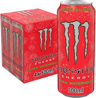 Monster Ultra Watermelon Energy Drink 4 x 500 ml