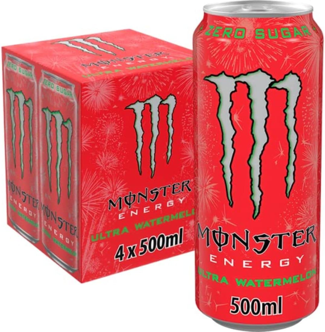 Monster Ultra Watermelon Energy Drink 4 x 500 ml
