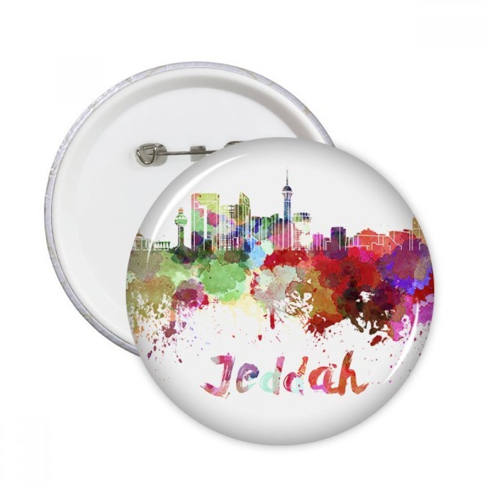 Badge Jeddah Arabie Saoudite parfait pour customiser un sac à dos