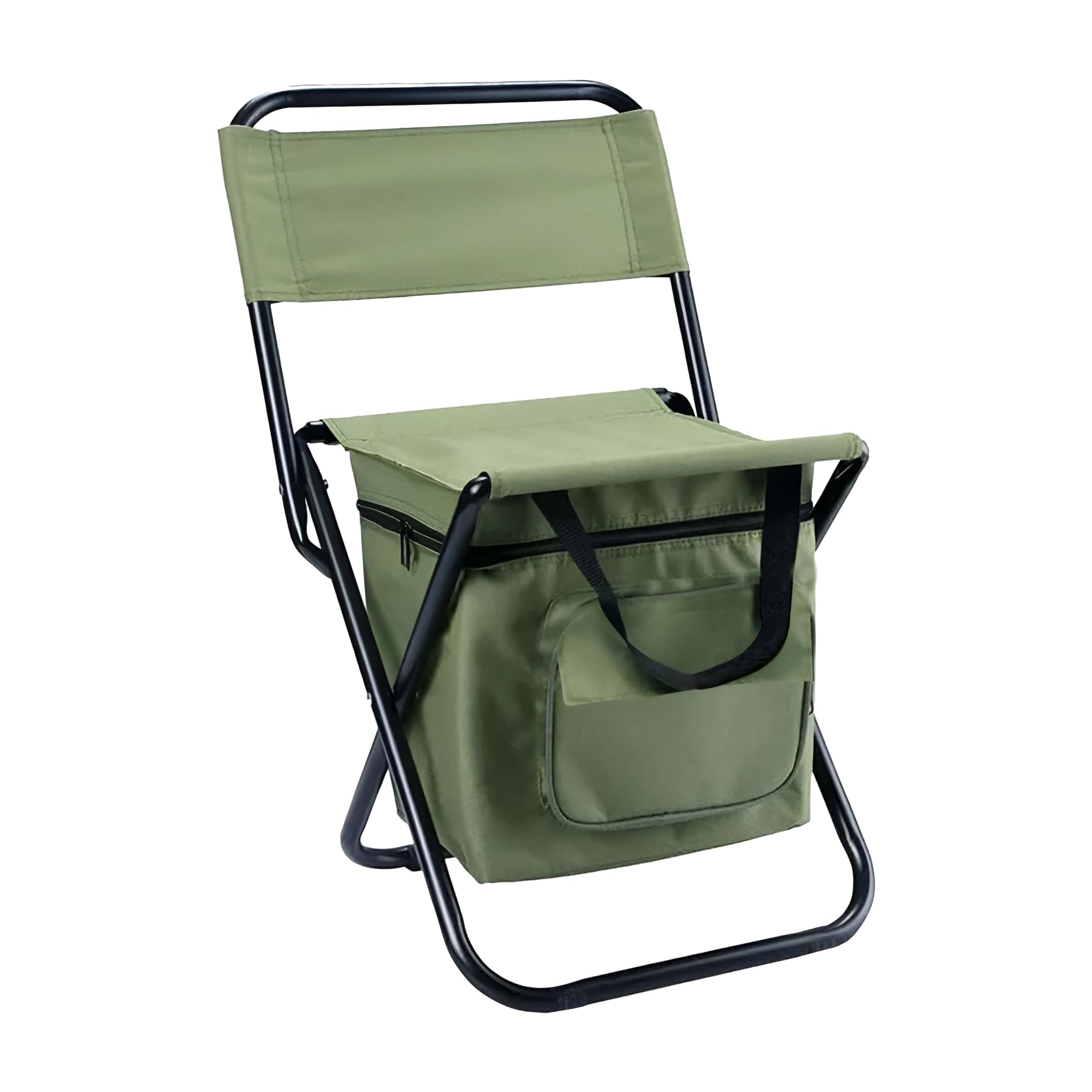 Peng Essentials Indoor & Outdoor Camping Hiking Chair with Bag| Foldable Chair for Picnic, Fishing Beach and Travelling|Portable Chair for Living Room & Gardening Folding Chair, Set of 1, (Green)-image-32