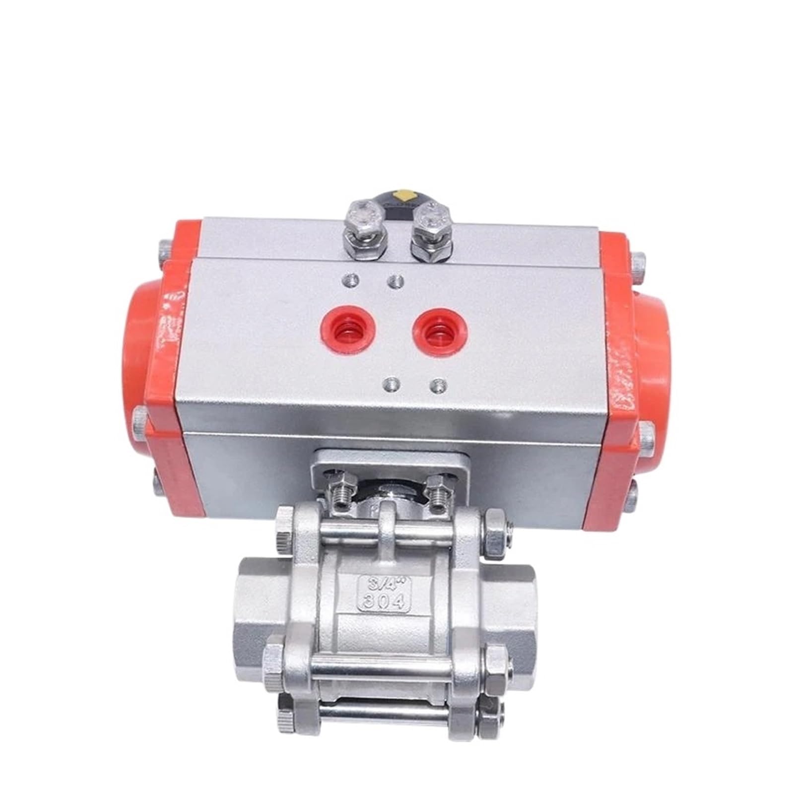 Vanne à bille pneumatique 3/4 en acier inox pour automatiser les circuits d'eau