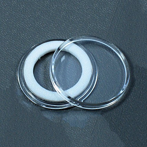 Air-tite cápsulas para monedas de 19mm anillo blanco miniatura 1