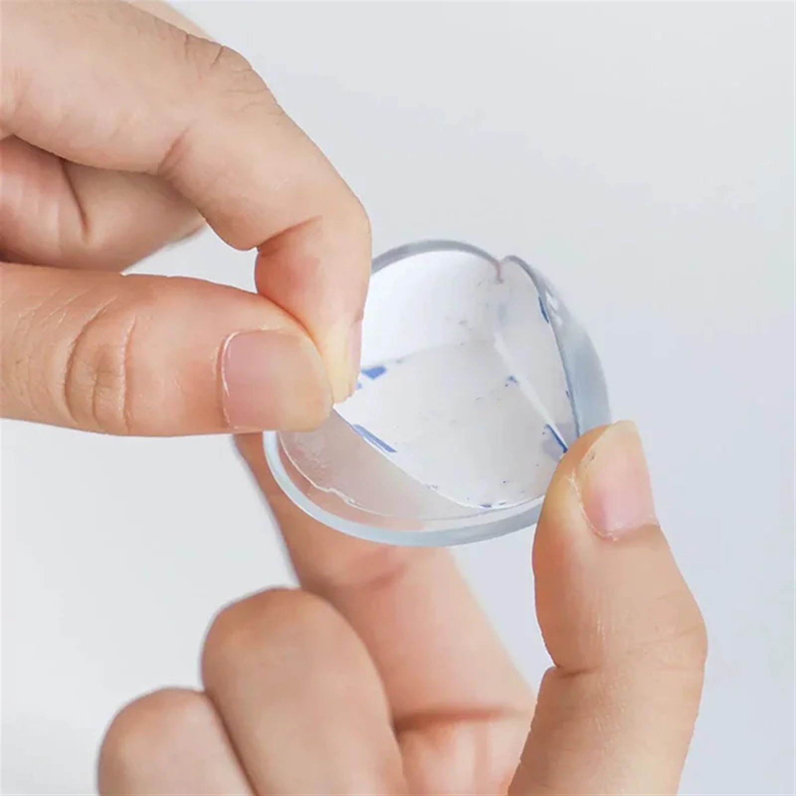 Protectores de Esquinas para mesas, Seguridad Infantil, 1-10 Unidades, Funda Protectora Transparente de Silicona anticolisión para niños.
