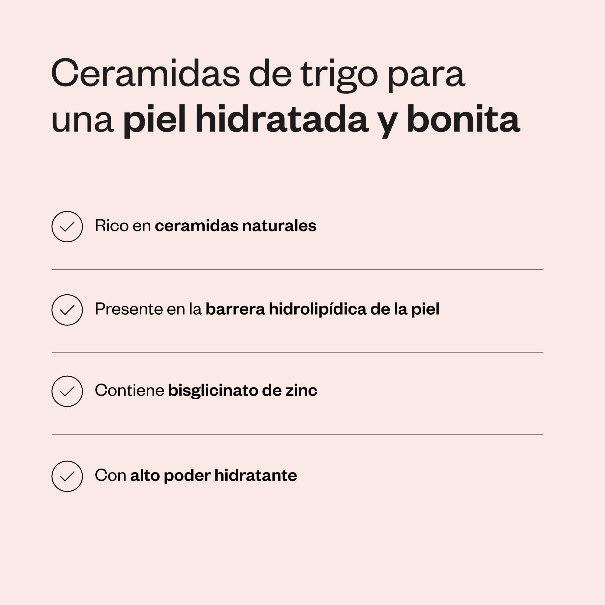 Ceramidas de la piel - Luminosidad, hidratación y elasticidad - SuperSmart | Lipowheat - Ayuda a mejorar el estado general de la piel - Incluye zinc que optimiza la salud de la piel
