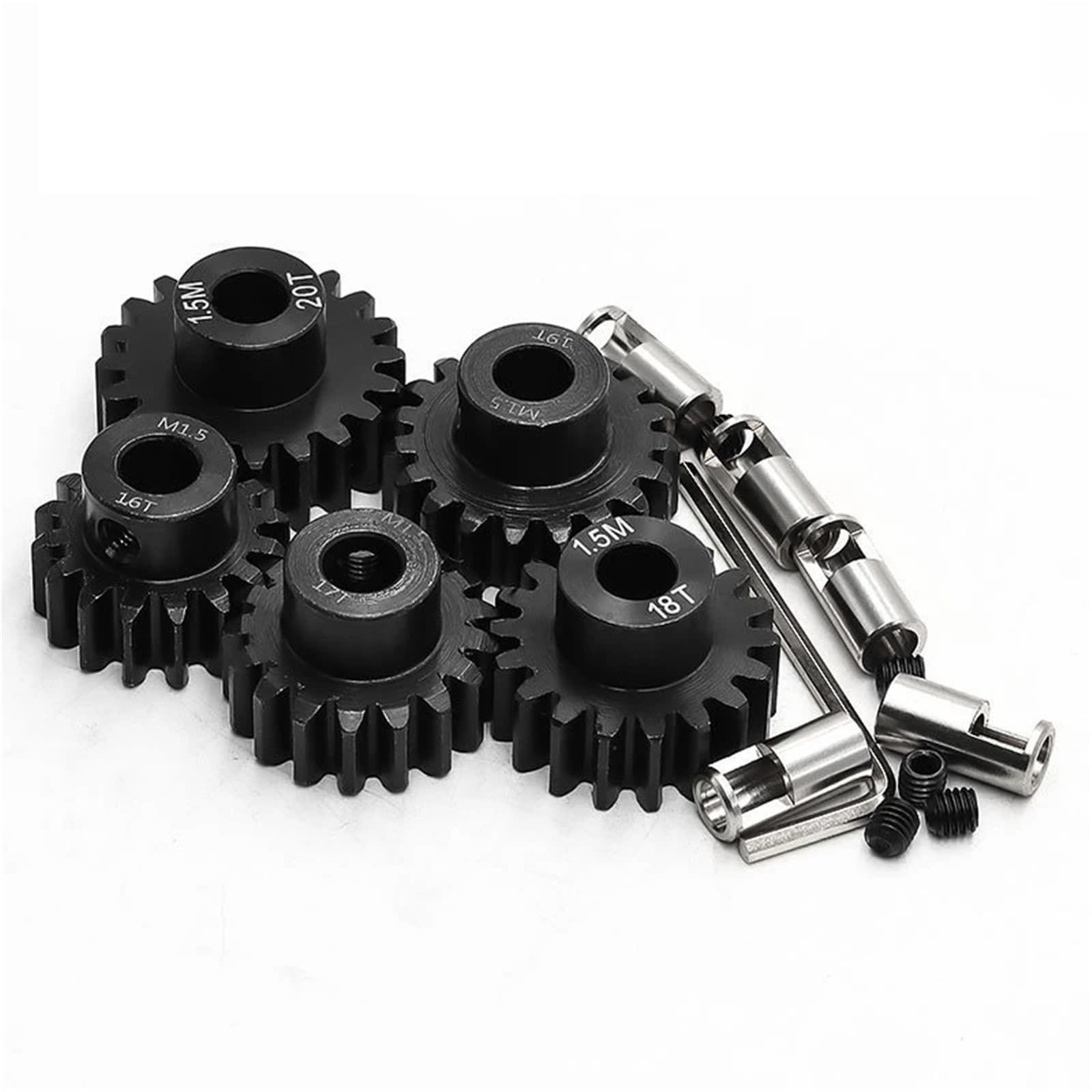 Per Traxxas Per X-maxx Per XRT 5 Pezzi 1.5M Ingranaggio Motore In Acciaio 0.8mm .5mm RC Auto Parti Di Aggiornamento Ricambi Modellini RC