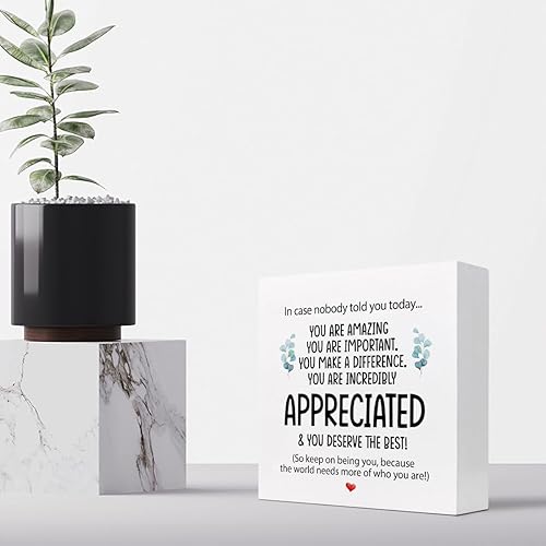 Miniatura 4 de Letrero de madera con texto en inglés "In Case Nobody Told You Today You are Amazing Wood", decoración de escritorio inspiradora para decoración de