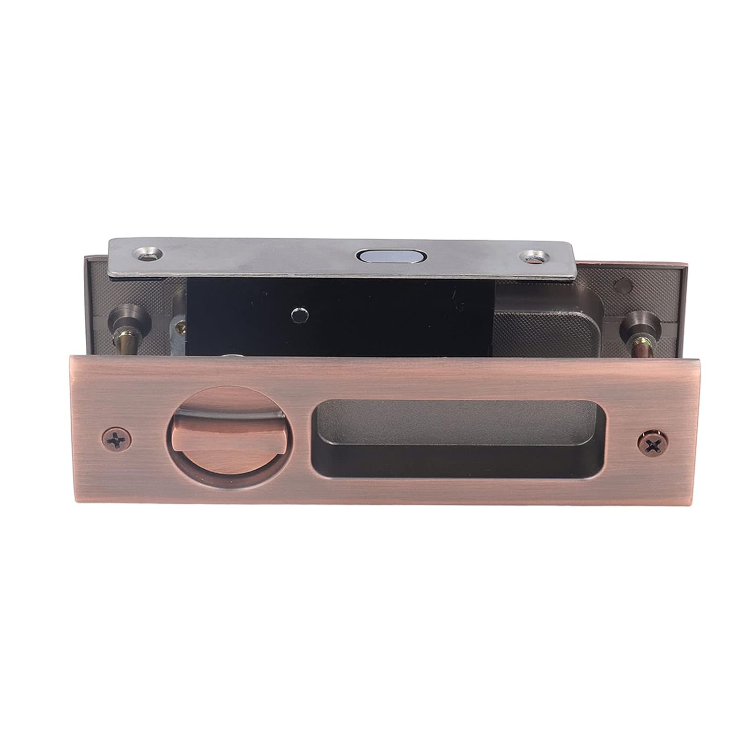 Recessed Handle Door Lock Hardware, Pocket Sliding Door Lock Universal