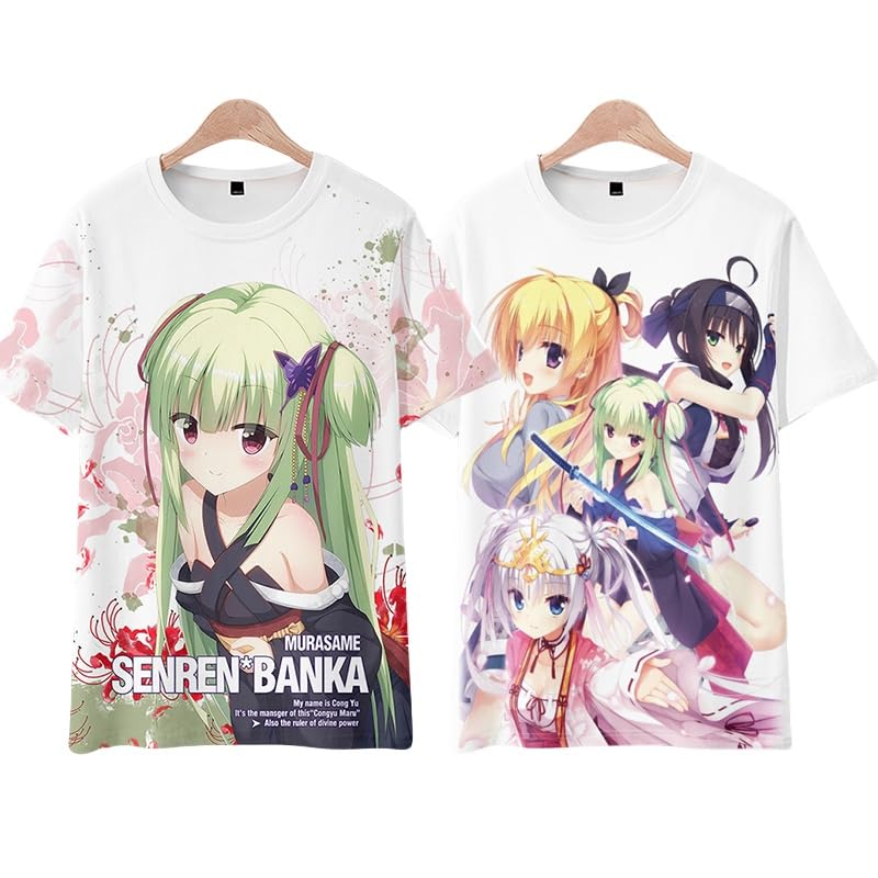 Amazon | ムラサメ 朝武芳乃 Tシャツ 千恋＊万花 周辺T 半袖