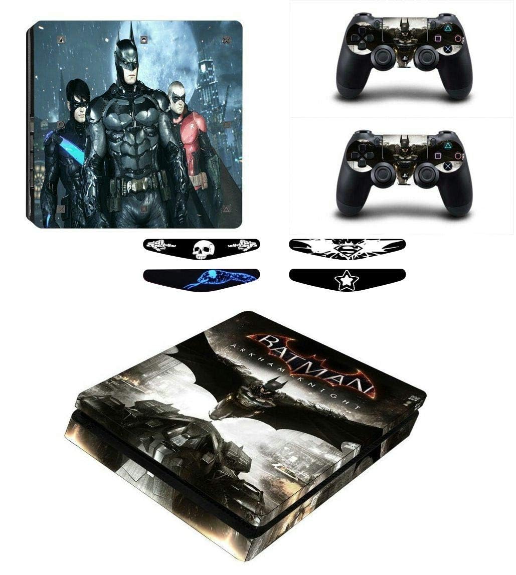 Designer UV 3M Vinyl Sticker Skin for PlayStation 4 Slim Console & 2 Controllers | HD Printed Decal Wrap Cover | PS4 Slim Console Skin (Pack of 1)-image-46