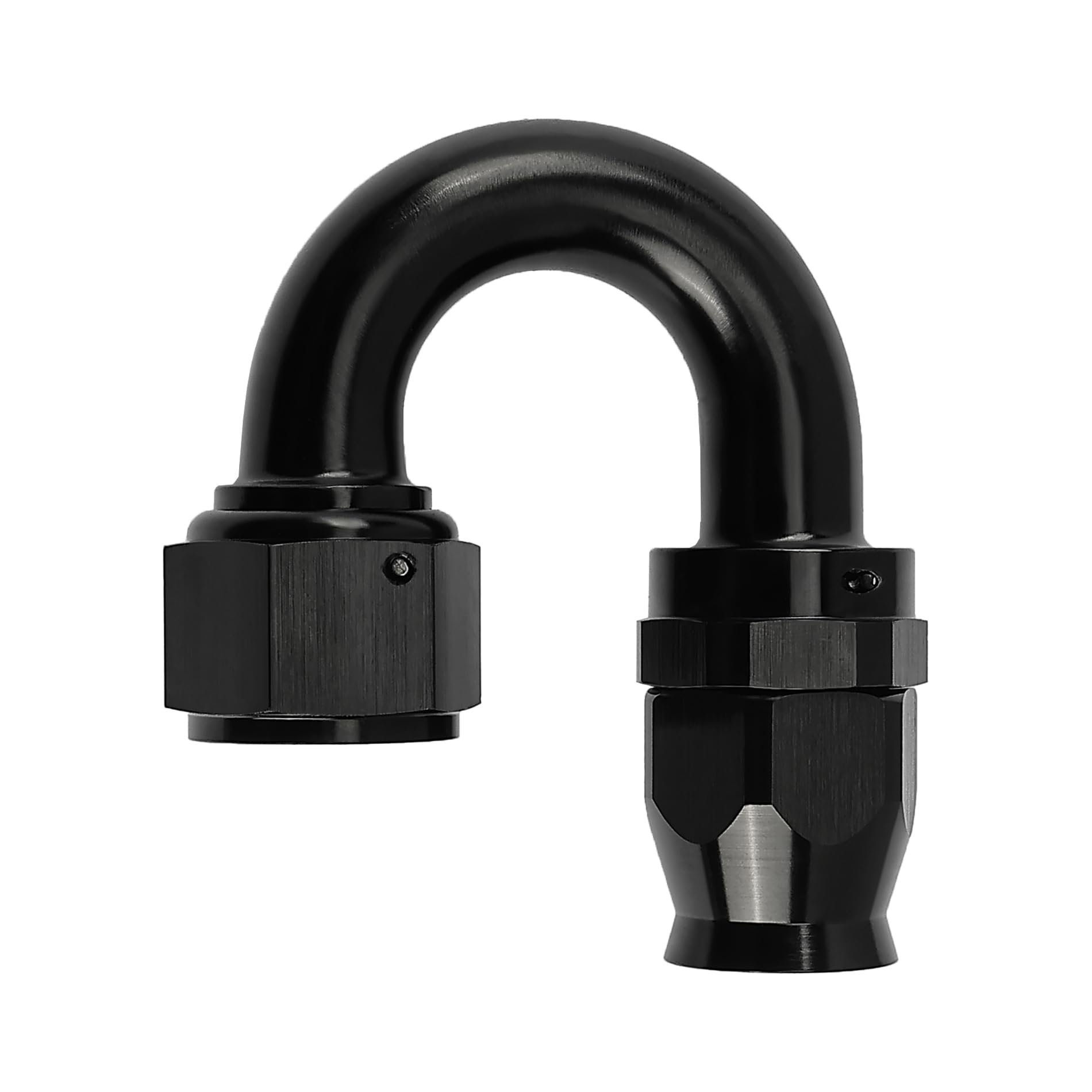 EVIL ENERGY 12AN PTFE Hose End Fitting 180 Degree Black for PTFE Hose Only 1PC