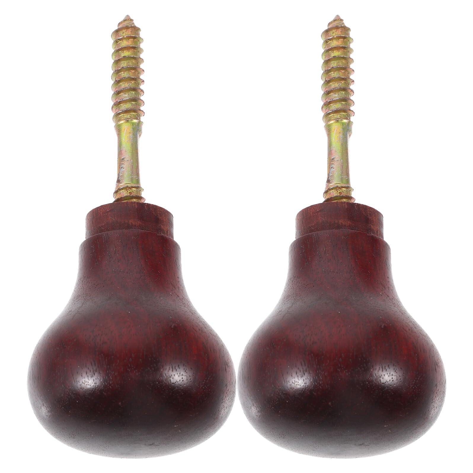 2piezas Mango de Caña de Madera Maciza de Mango para Bastón Agarre Ergonómico Antideslizante para Personas Mayores Accesorios para Bastón de Ayuda para Caminar