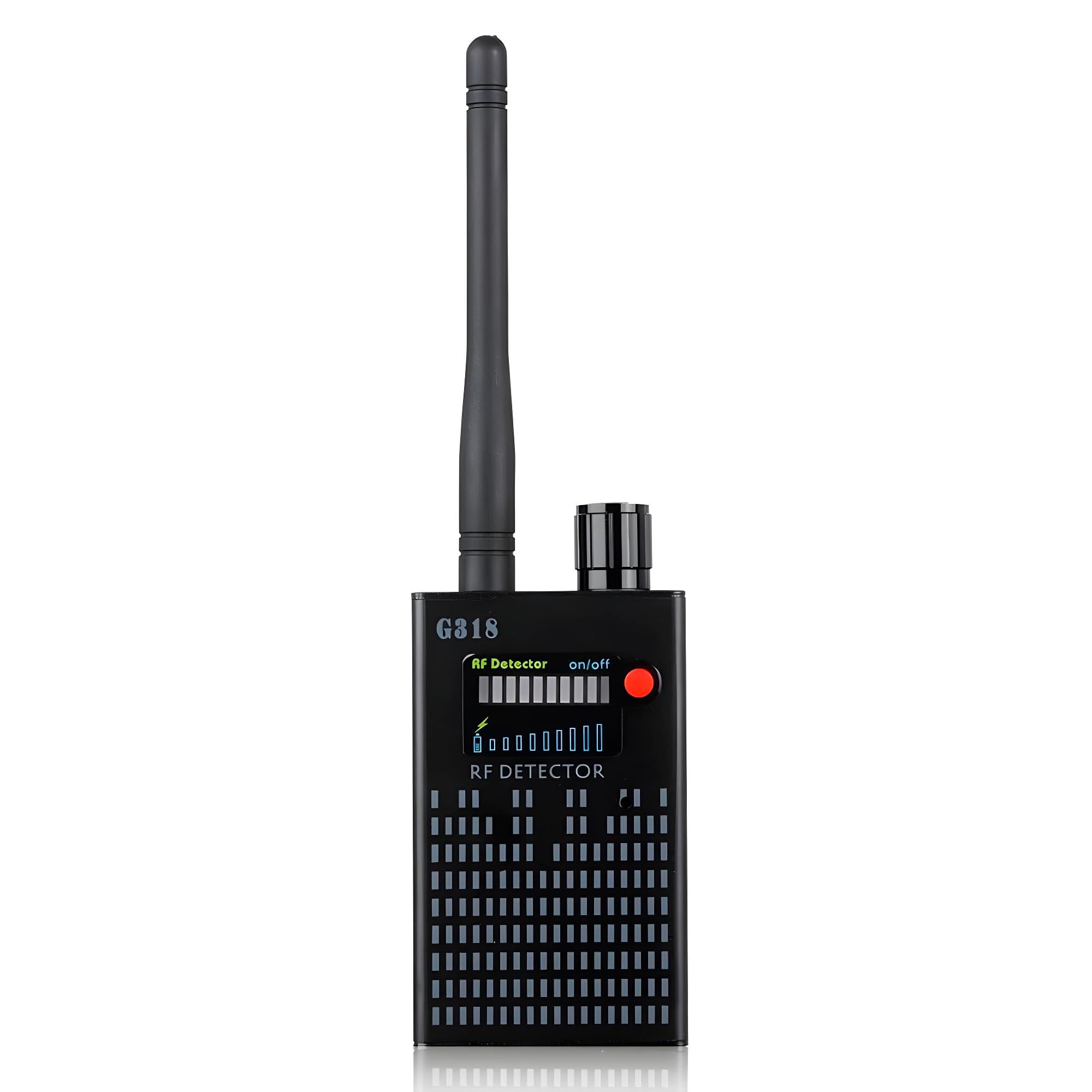 Super-Detektor G318, Kamera- und Wanzen Detektor, Suchgerät zum Aufspüren von GPS Sendern, versteckten Kameras und Mikrofonen
