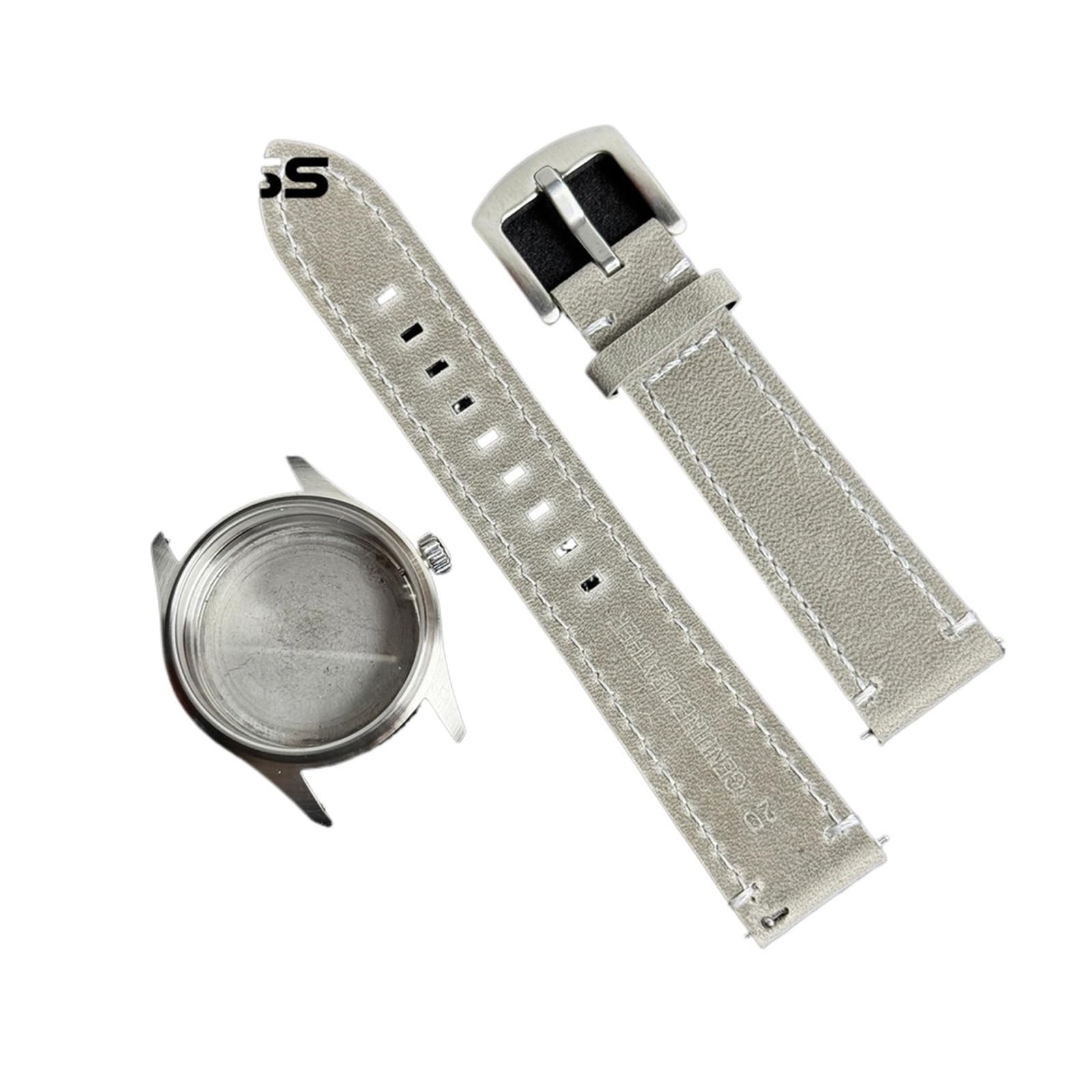 Boîtier montre étanche 20ATM résistant aux rayures avec verre saphir 36mm
