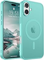 Vista 573 de SUPFINE - Funda magnética para iPhone 13 Pro Max (compatible con MagSafe), (protección contra caídas de grado militar de 10 pies), delgada, Negro