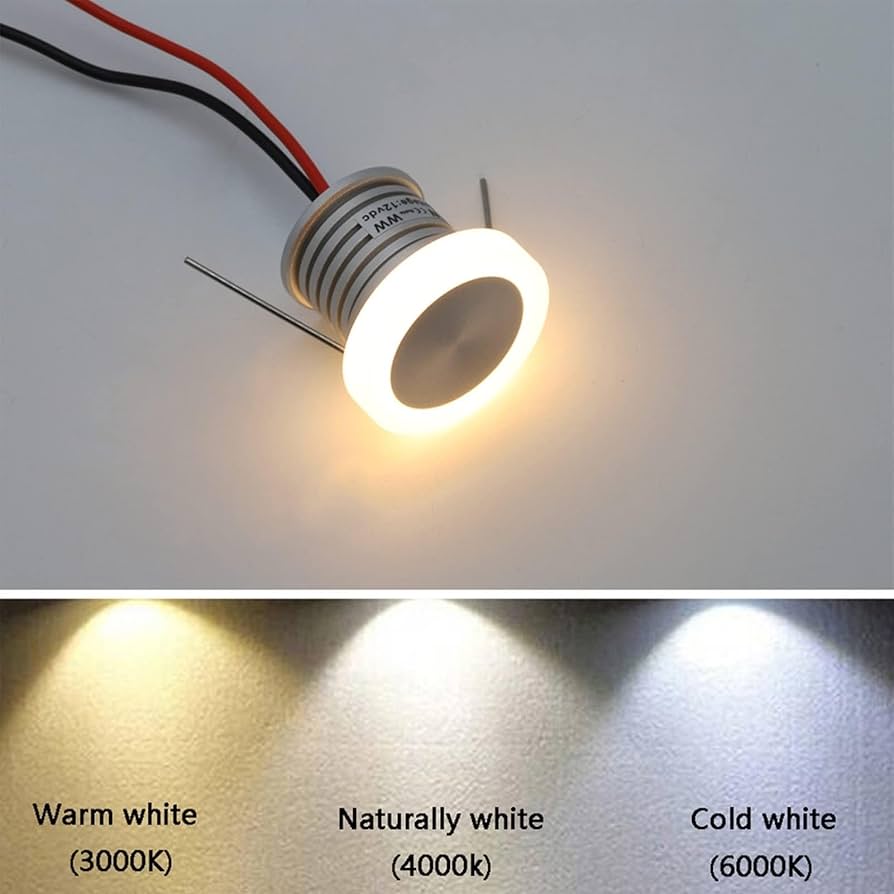Amazon.co.jp : 12V DC 埋め込みスポットライト 1W
