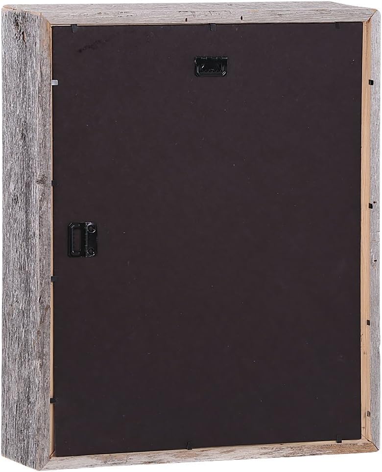 5x7 3" deep Reclaimed Rustic Barn Wood Collectible Shadow Box
