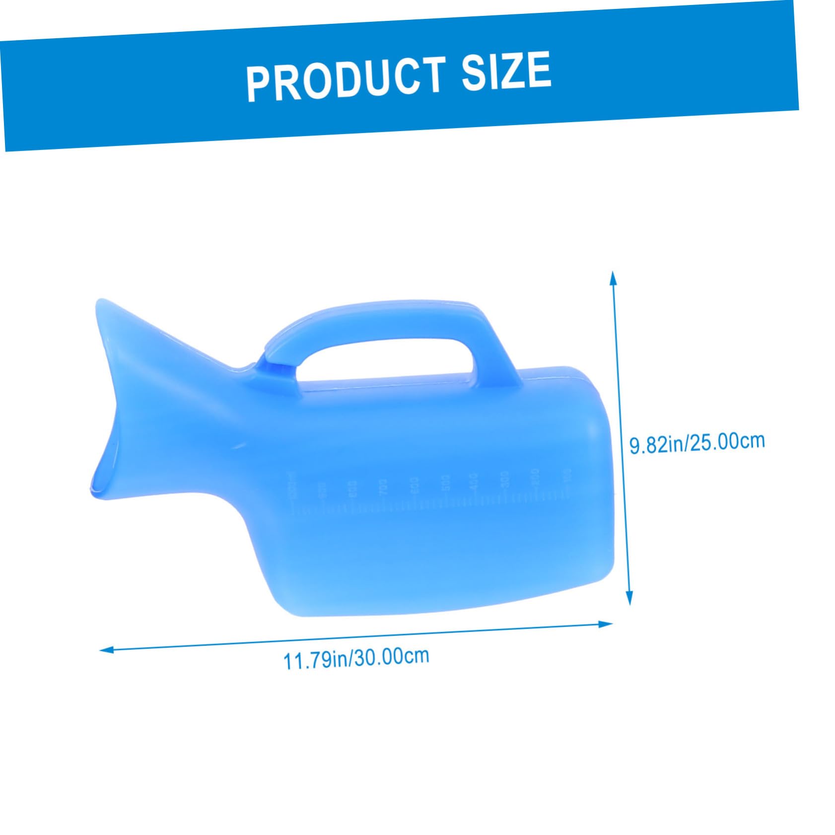 minkissy Men's Thickened Urinal Bottles Car Pee Bottles Elderly Urinal Containers Sturdy Abs Leak-Proof and Compact