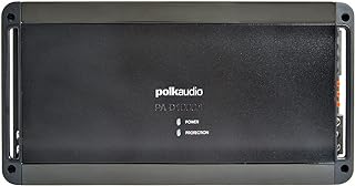 Polk Audio PA D1000.1 Class D MOSFET Monoblock Mobile Audio Amplifier; 500 Watts RMS @ 4 ohms, 800 Watts RMS @ 2 ohms and 1200 Watts RMS @ 1 ohm; Remote Subwoofer Level Control