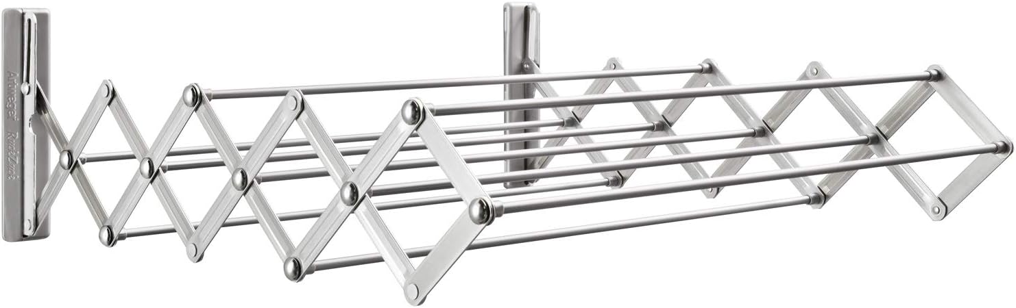 331 RuckZuck 60 Clothes Dryer and Mounting Set, Silver