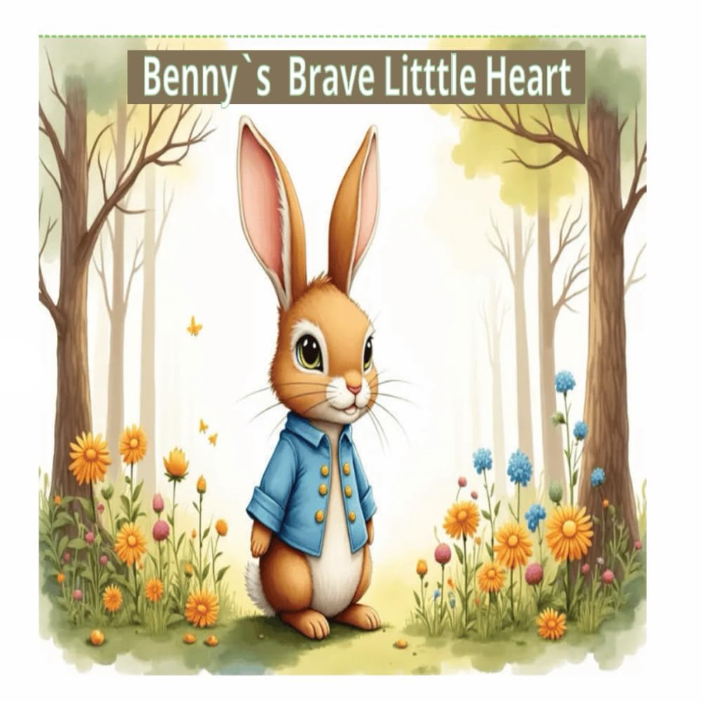 Benny’s the Rabbit`s Brave Little Heart: A Sweet Bunny Adventure About Finding Courage Within and it`s a Gentle Story About Courage, Friendship, and Believing in Yourself