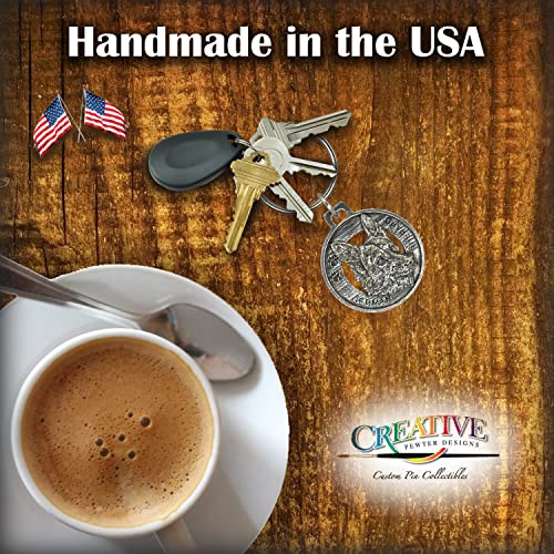 German Shepherd Keychain, Dog, Pewter, D084KC, 1 1/2, 100% Handmade in the USA, Pet, Tag, Metal, Keychain, Key Chain, Key Ring, Key Fob, Gift, Over 90 Dog Keychains4