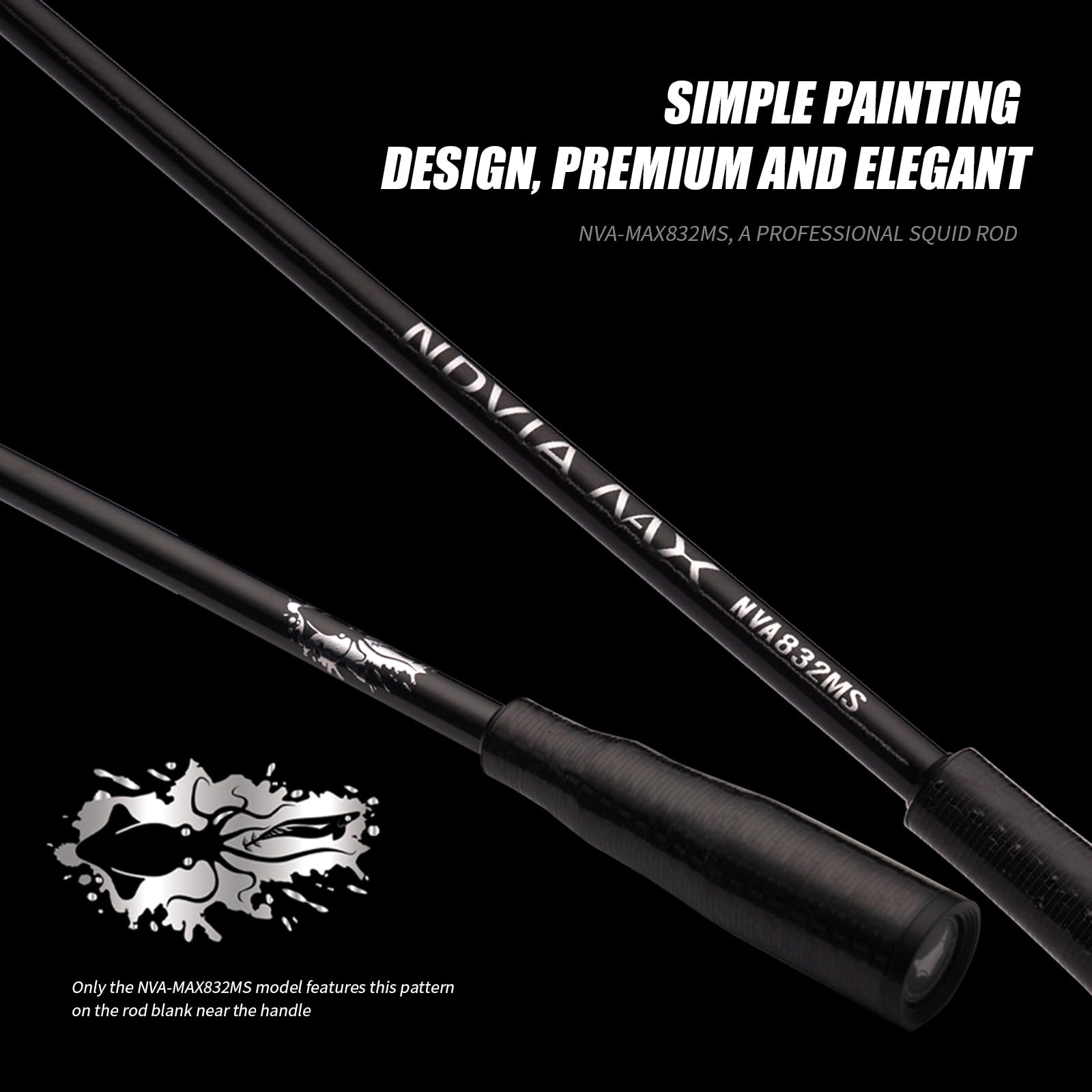 PURELURE NDVIA MAX Ajing Fishing Rod 8' - Light Spinning Rod Fast