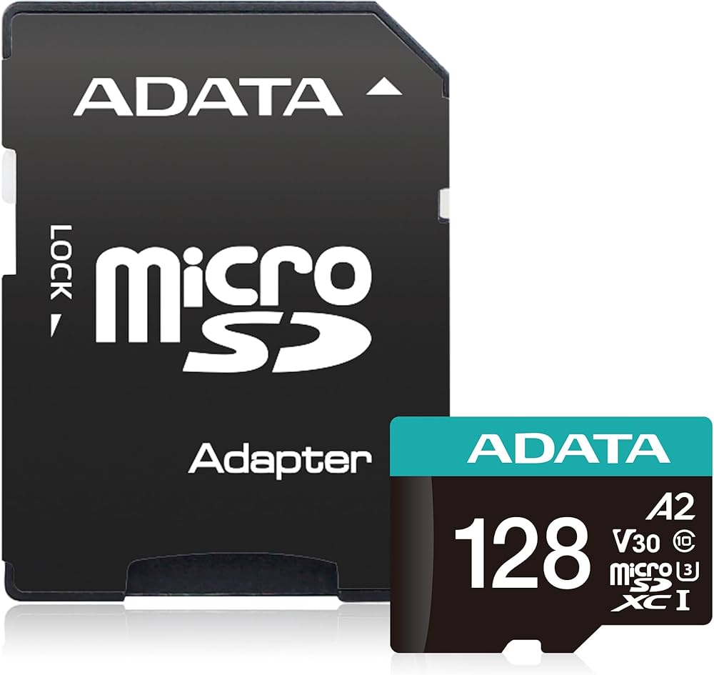 Amazon | AData 128GB Premier Pro microSDXC CL10 UHS-I U3 V30 A2
