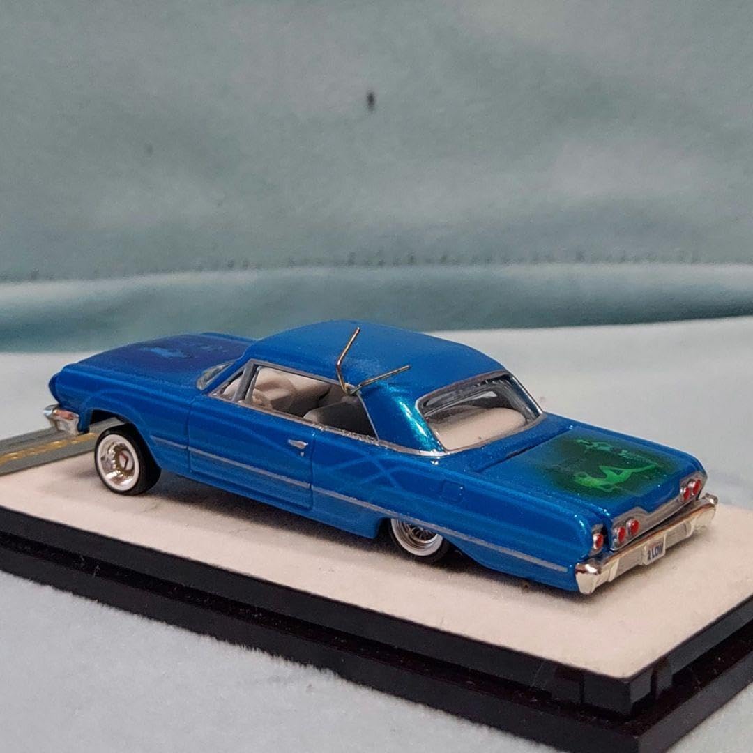 1/64　70s ローライダー　インパラ　車高上下可能　トランク開閉 164 70s ローライダー インパラ 車高上下 トランク開閉 1 64 70s