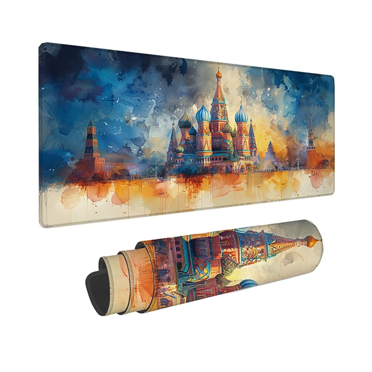 Tappetino per Mouse Gaming XXL 1200x600x3mm– Ufficio Mousepad Grande – Migliora la Velocità e la Precisione Tenuta Stabile Sottomano per Ufficio e Casa Accessori Scrivania Astratto PjY15503 N-U