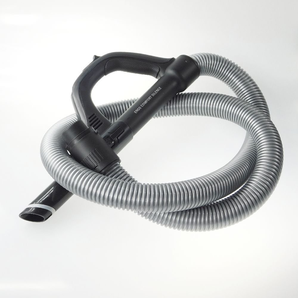 Rowenta RS-RT3510 - Tubo flessibile completo per aspirapolvere, lunghezza 1,84 metri, diametro 41 mm, colore: argento