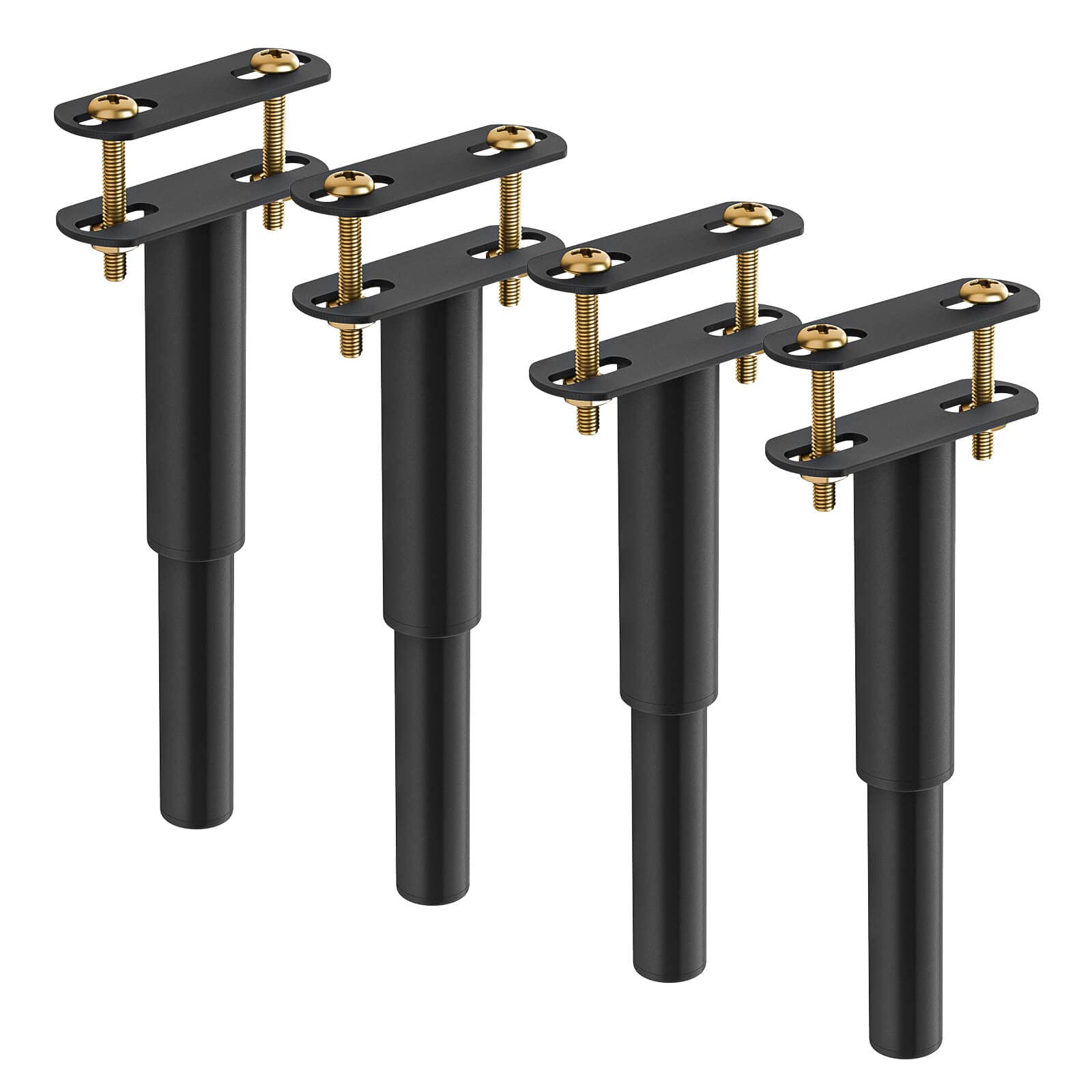 Buy 4 Pcs Metal Adjustable Height Center Support Leg for Bed Frame, 7.