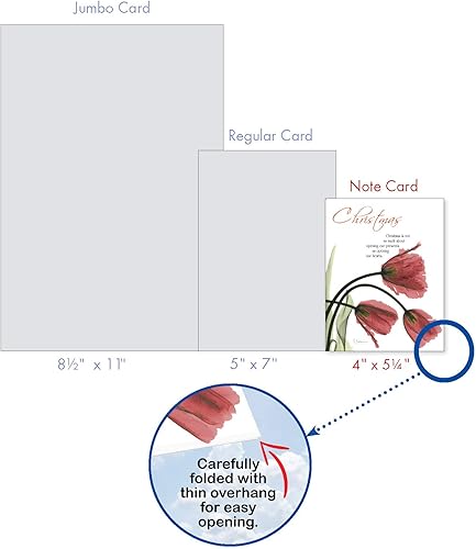 Miniatura 7 de The Best Card Company Mini-XS-G-7 - Tarjeta navideña