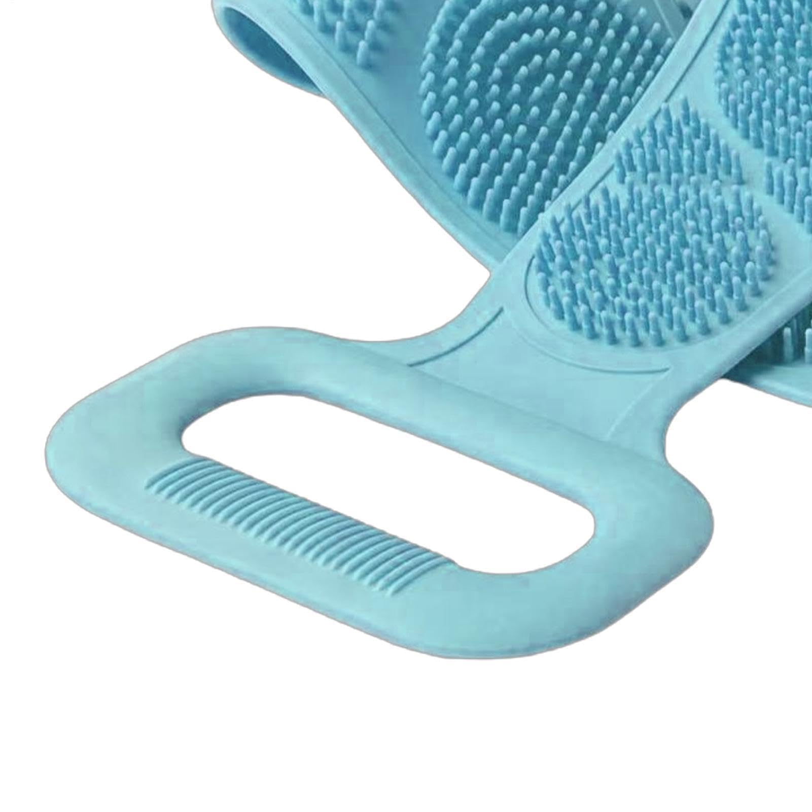 Pack de 4 cepillos exfoliantes corporales de silicona, de doble cara, secado rápido, para cuello, brazos, niños, hombres y mujeres, ideal para baño, gimnasio, viajes