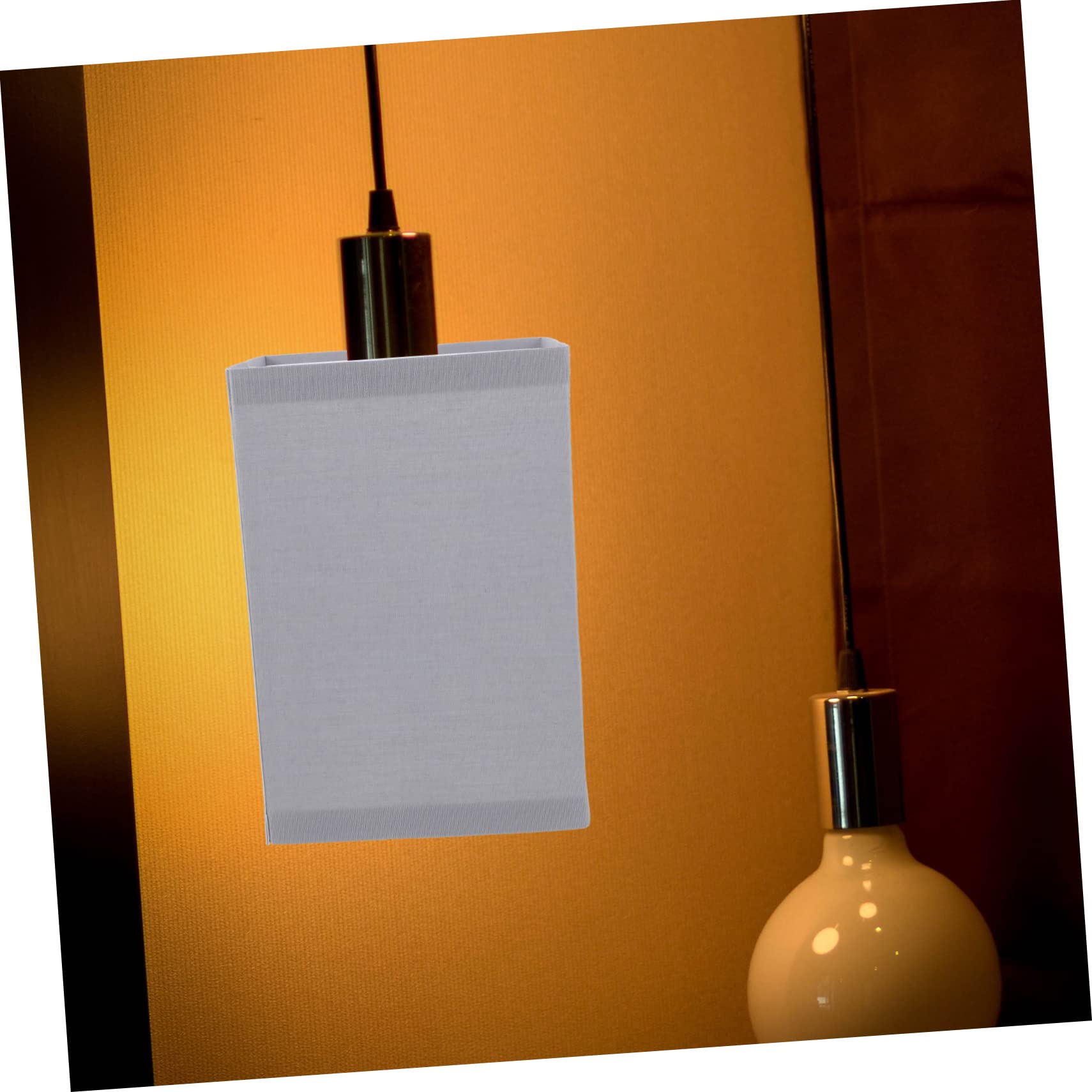 Paralume In Tessuto A Clip - Design Minimalista Color Macaron Per Lampade Da Tavolo O Soffitto - Foto 11