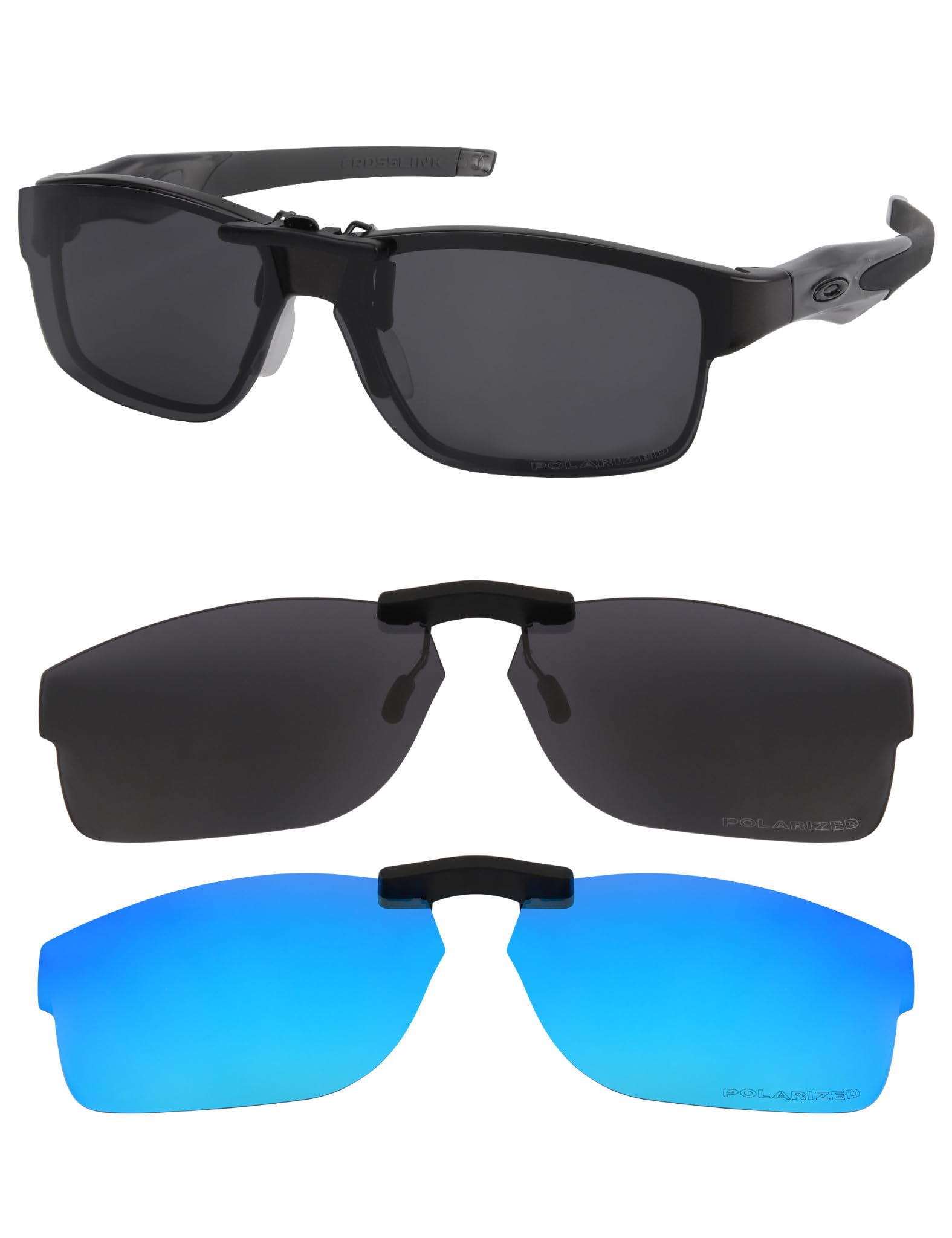 Amazon | HILEEN 偏光クリップオンサングラス Oakley Crosslink OX3128