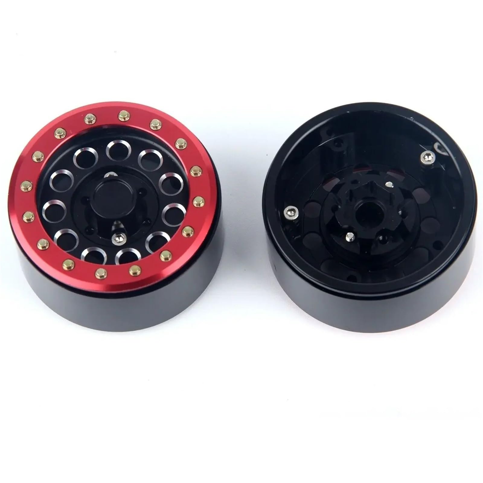 Per Traxxas Per TRX4 Per TRX6 Per Axial Per SCX10 II III PRO Gen8 1/10 RC Auto Universale Alluminio Beadlock 1.9 "cerchioni Parti Ricambi Modellini RC