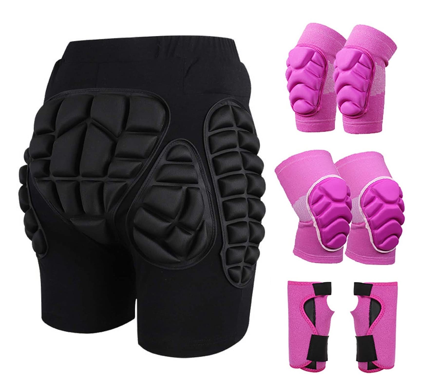 WEITING Butt Pads Snowboard Impact Shorts Hanche Protecteur for Hommes Femmes Protection Coccyx Rembourré Pantalon Court Patinage Ski