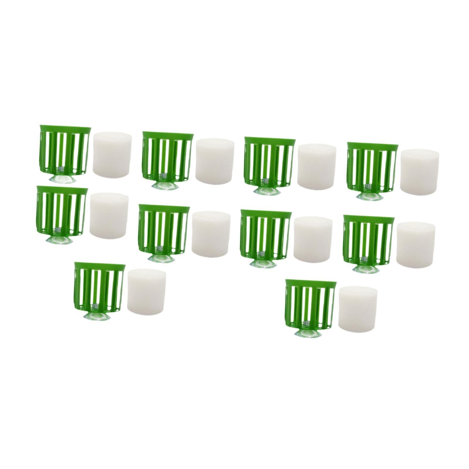 WeiLaiKeQi Plants Fixed Ring Set Aquarium Plant Holder Hollow Design Planter Pot Anti-Floating, 10 Fixed Ring Set